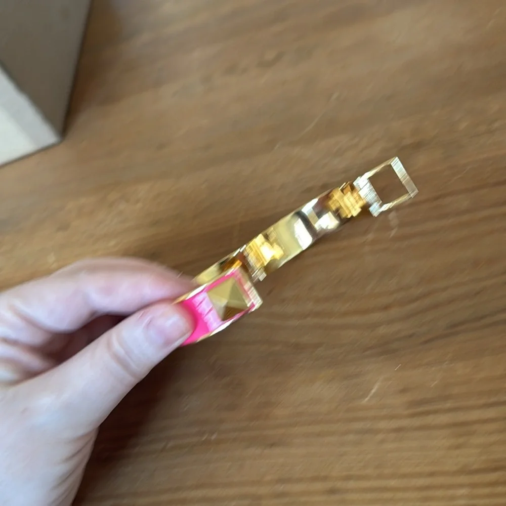 Kate Spade Pyramid Stud Turn-Lock Bangle - Picture 6 of 8